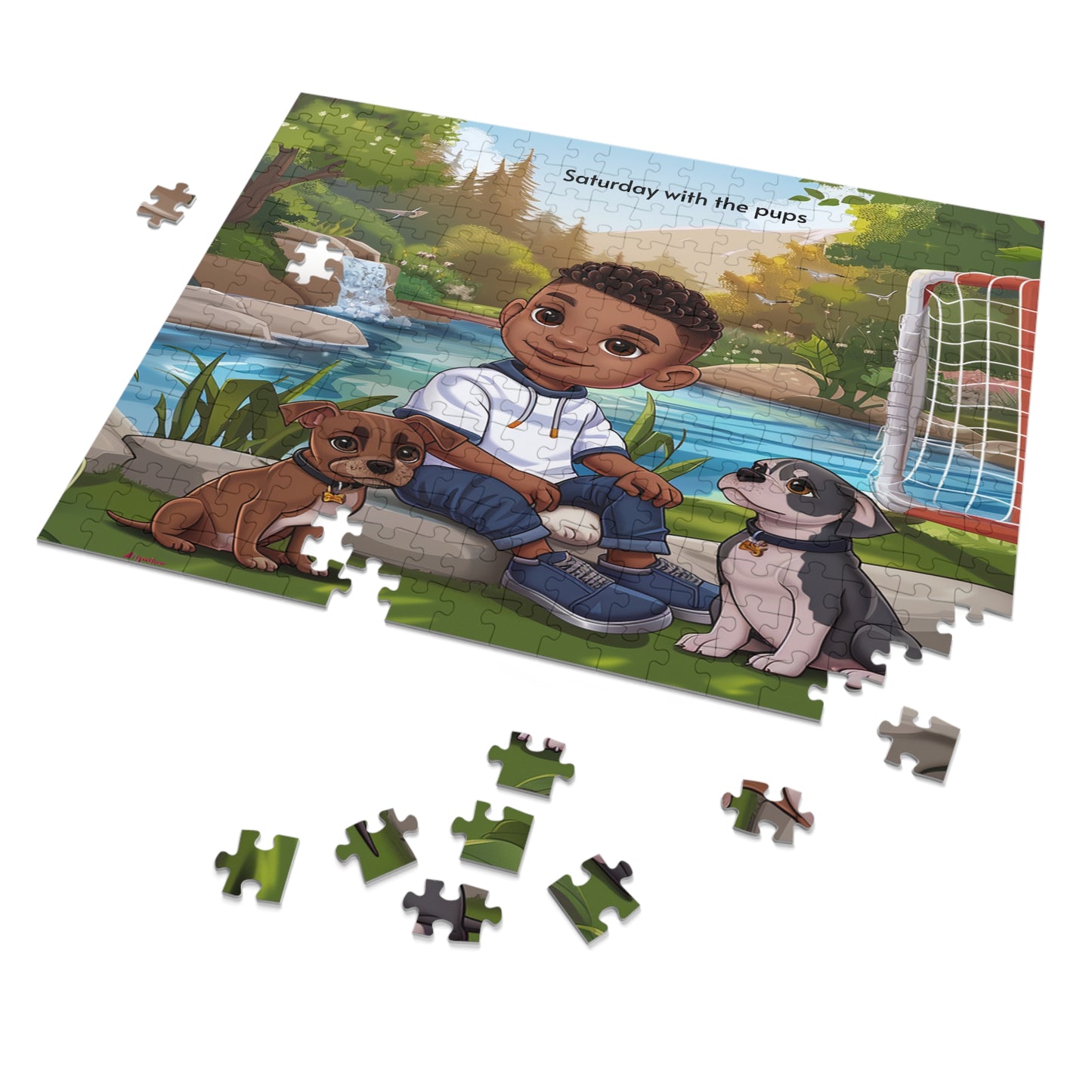 Saturday with the Pups Puzzle
