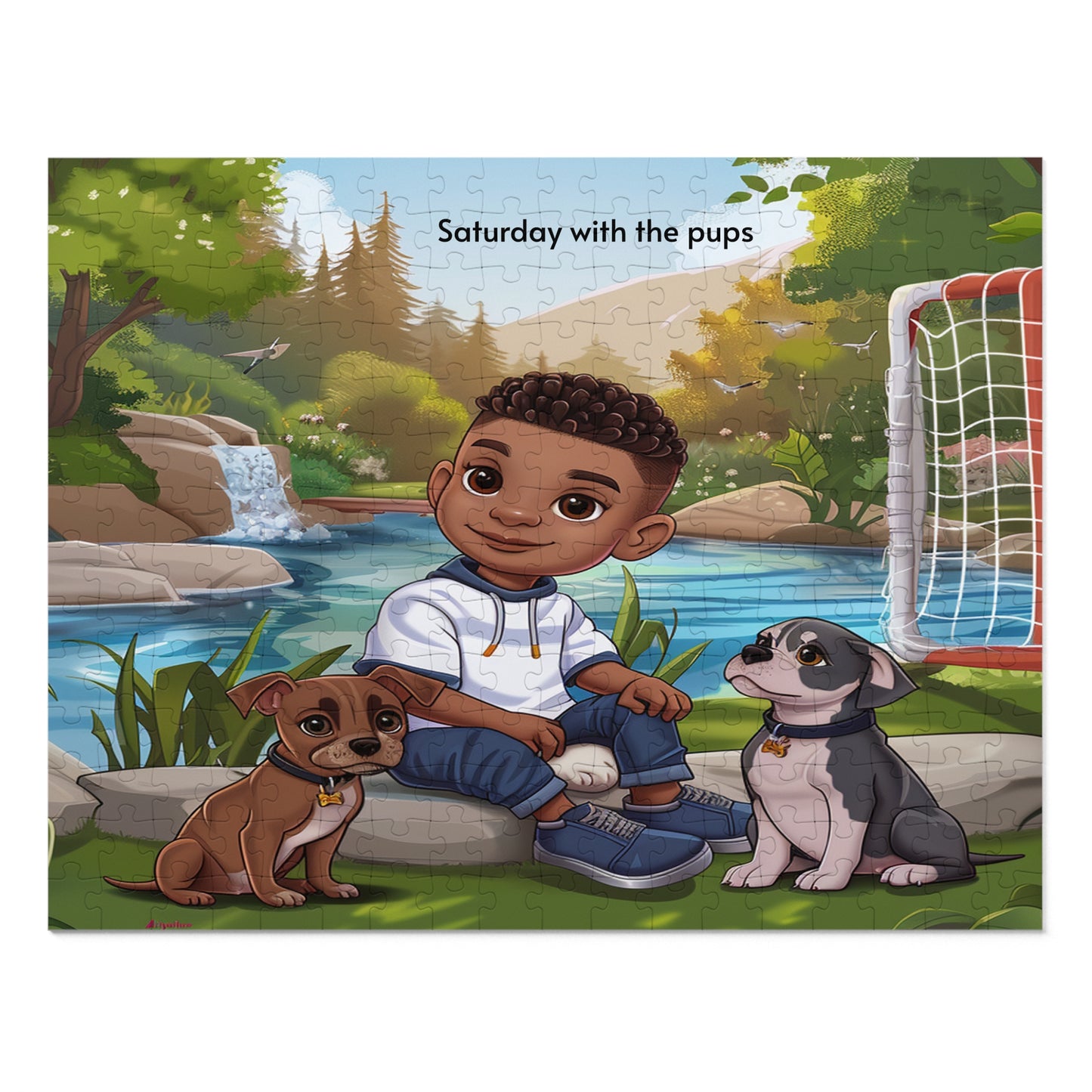 Saturday with the Pups Puzzle