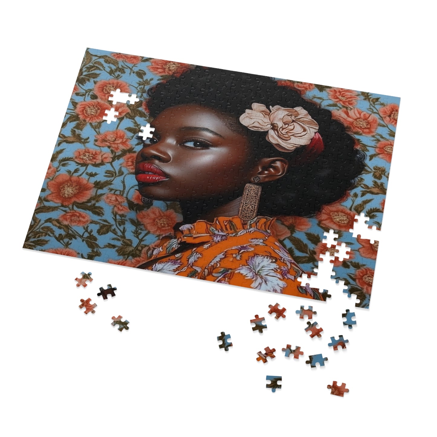 The Allure of Red Jigsaw Puzzle