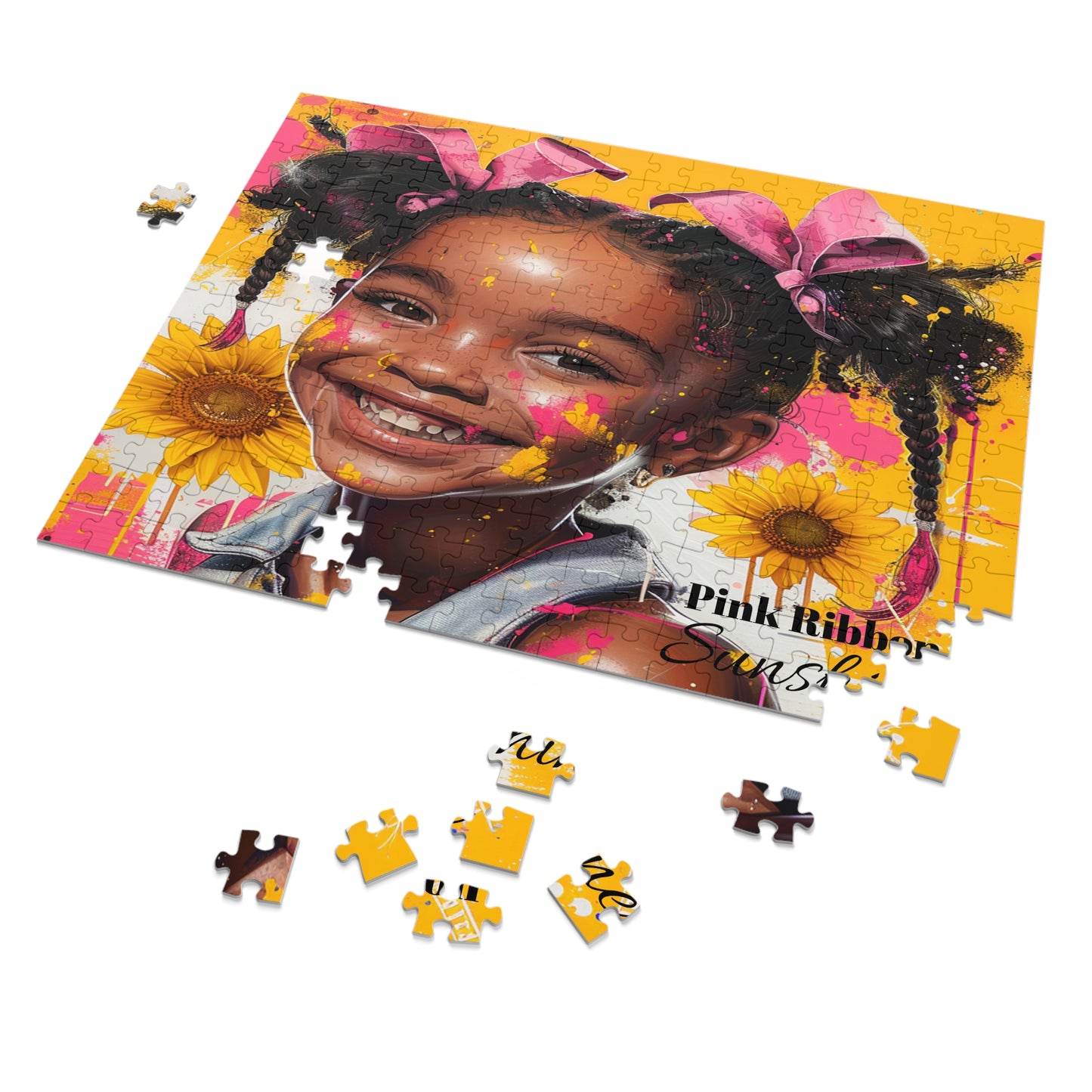 Pink Ribbon Sunshine Puzzle
