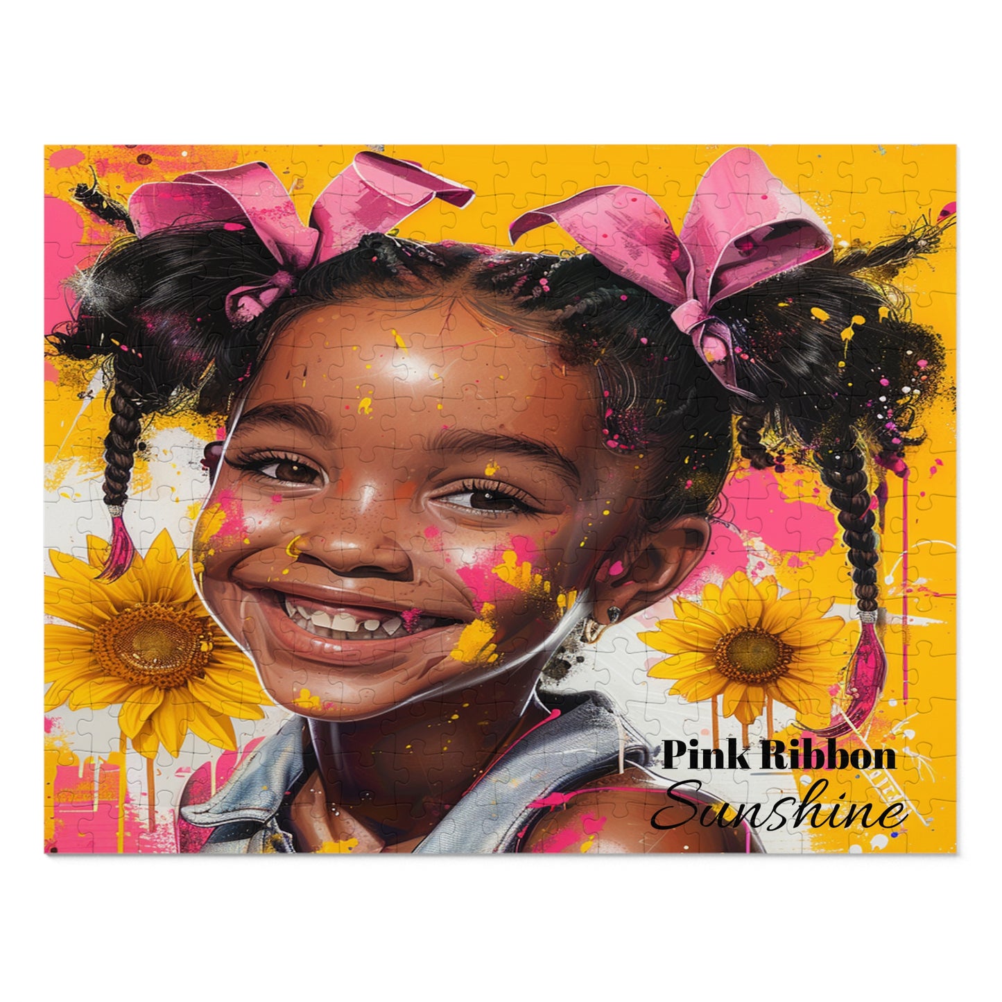 Pink Ribbon Sunshine Puzzle