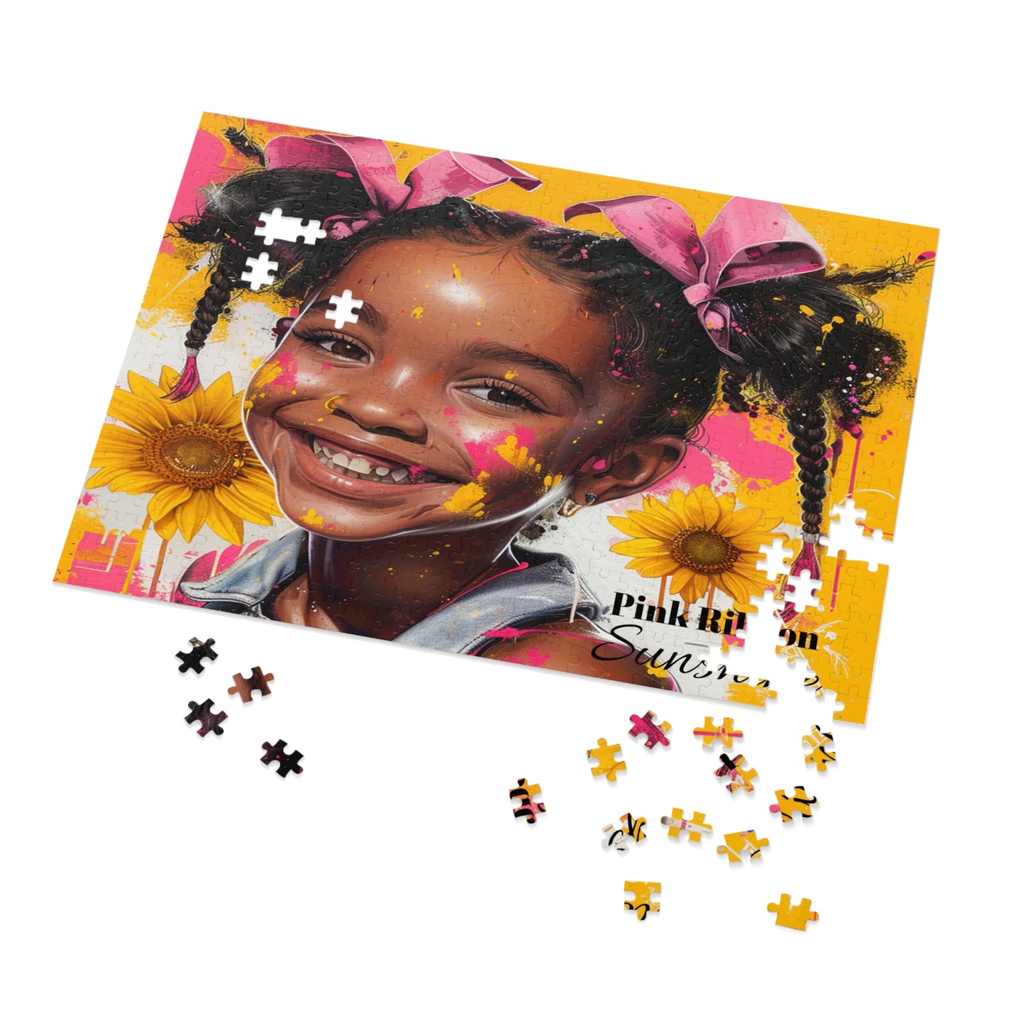 Pink Ribbon Sunshine Puzzle