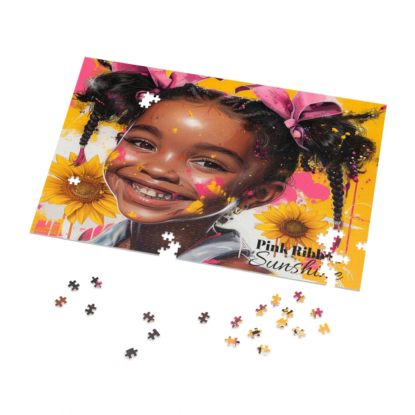 Pink Ribbon Sunshine Puzzle