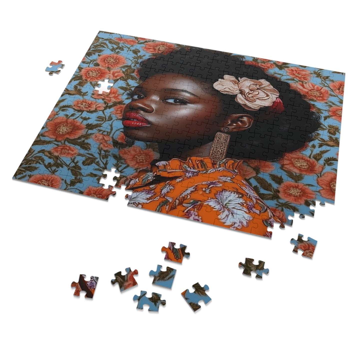 The Allure of Red Jigsaw Puzzle